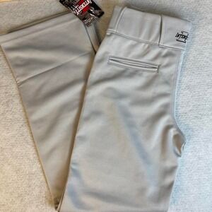 Gray Intensity baseball pants youth Medium straight leg with beltoops.
NWT